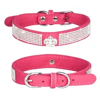 Diamond Inlaid Pet Cat Pets Shiny Crystal Elastic Collars 3