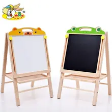 Youdele твердая деревянная детская доска мольберта для рисования двухсторонняя Магнитная маленькая доска для рисования детская доска для рисования