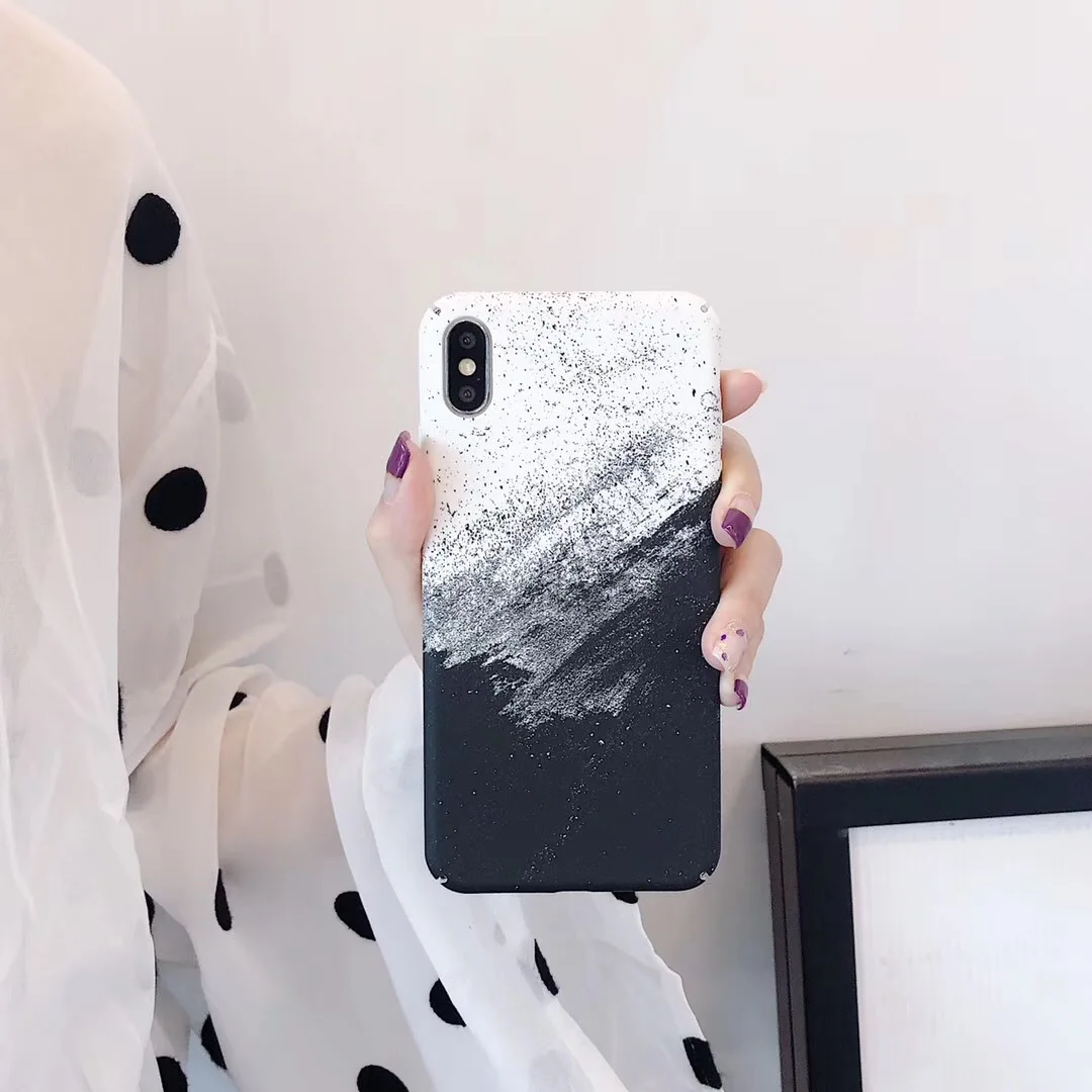 For Apple XAX Phone Case Fashion Men And Women Water Wave Flash Star XR Dull Polish Hard Case I6s/7/8/plus Case