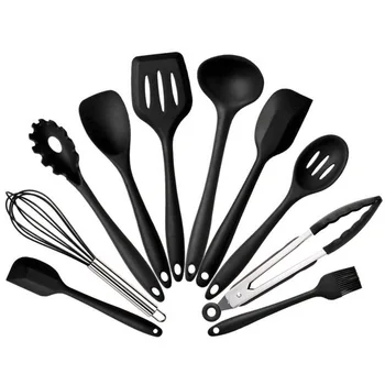 

Silicone Kitchen Utensils Set Kitchenware Non-stick Cookware Cooking Tool Spatula Ladle Egg Beaters Shovel Spoon Kitchen Utensil