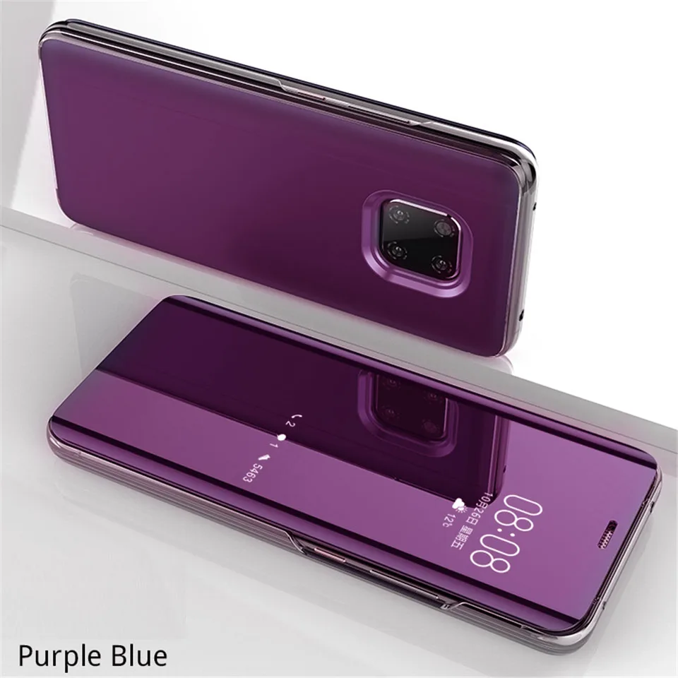 Прозрачный флип-чехол для телефона huawei P20 P30 P10 MATE 30 20 10 Lite Pro 20x p smart роскошный зеркальный защитный чехол s