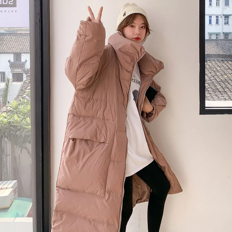 

Photo Shoot down Feather Cotton-padded Clothes Women's Mid-length Cotton-padded Jacket 2020 New Style Super Fire Korean-style Lo