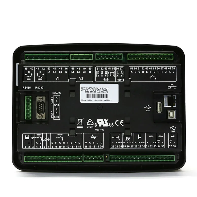 DSE8810 блок автозапуска Интеллектуальный графический цветной дисплей модуль управления нагрузкой