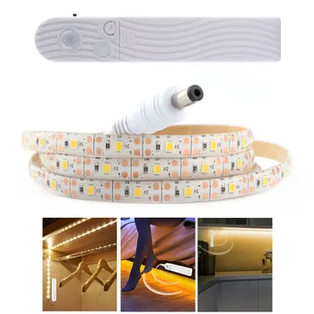 

Induction PIR Light Strip Set 2835 1m 2m 3m Night Light LED Wireless Lamp Waterproof Led Lighting Stripe Tape Set for Bedroom