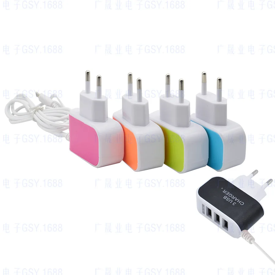 Зарядное устройство блок питания Micro Usb адаптер, быстрая зарядка для Iphone samsung Note 9 EU US Plug Phone charger 3 A настенное зарядное устройство