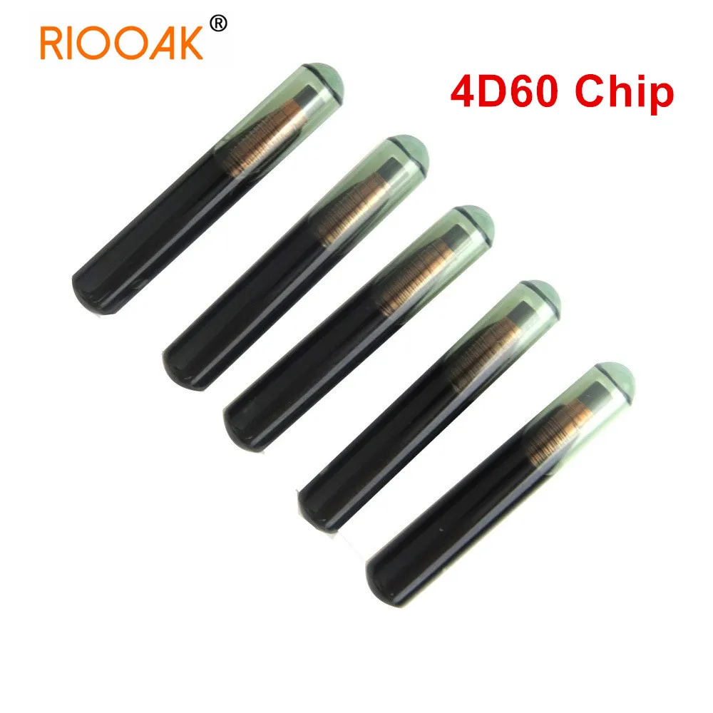 

200pcs 4D60 Car Key Chip Blank Glassy Transponder Key Chip ID 4D 60 Auto Chip For Ford Connect Fiesta Focus Ka Mondeo