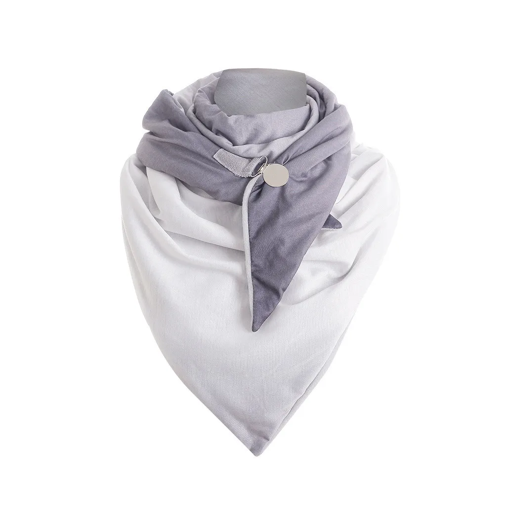 

2020 New Designer Brand Women Scarf Fashion Winter Printing Button Soft Wrap Casual Warm Scarves Shawls Bib 