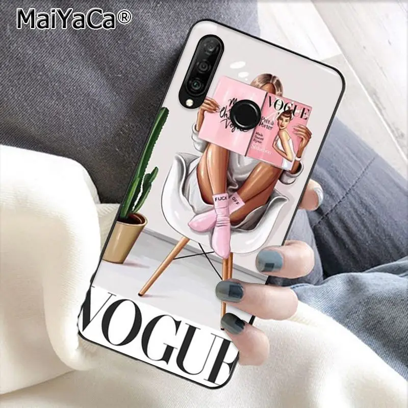 A11 MaiYaCa женские больше проблем, чем Vogue роскошный телефон чехол для Huawei P10 lite P20 pro P20lite P30 pro mate 20 pro mate20 lite - Цвет: A11