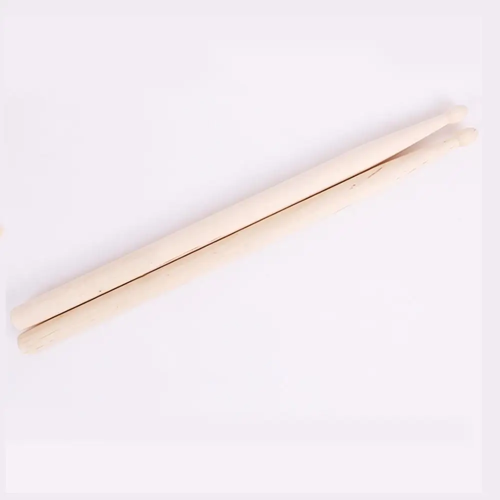 Drum Sticks 1 Pair Maple Wood Children's Drum Sticks Anti-slip Drumsticks Music Toy for Kids Jazz 5A Electronic Drum drum sticks