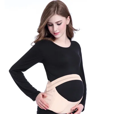 Акция ремни для беременных женщин пояс для беременных пояс для живота Поддержка живота Пояс для спины Регулируемый защитник беременности - Цвет: almond