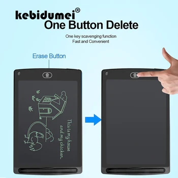 

kebidumei Digital LCD Graphic Board 8.5 Inch Notepad Handwriting Bulletin Board for Education Business Writing Drawing Tablet