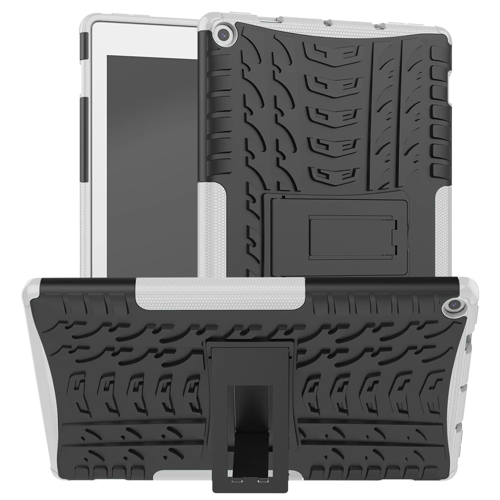 Чехол Fundas для Amazon Kindle Fire HD 10 7-го поколения чехол для планшета для Amazon HD 10 бронированный гибридный Чехол - Цвет: Белый