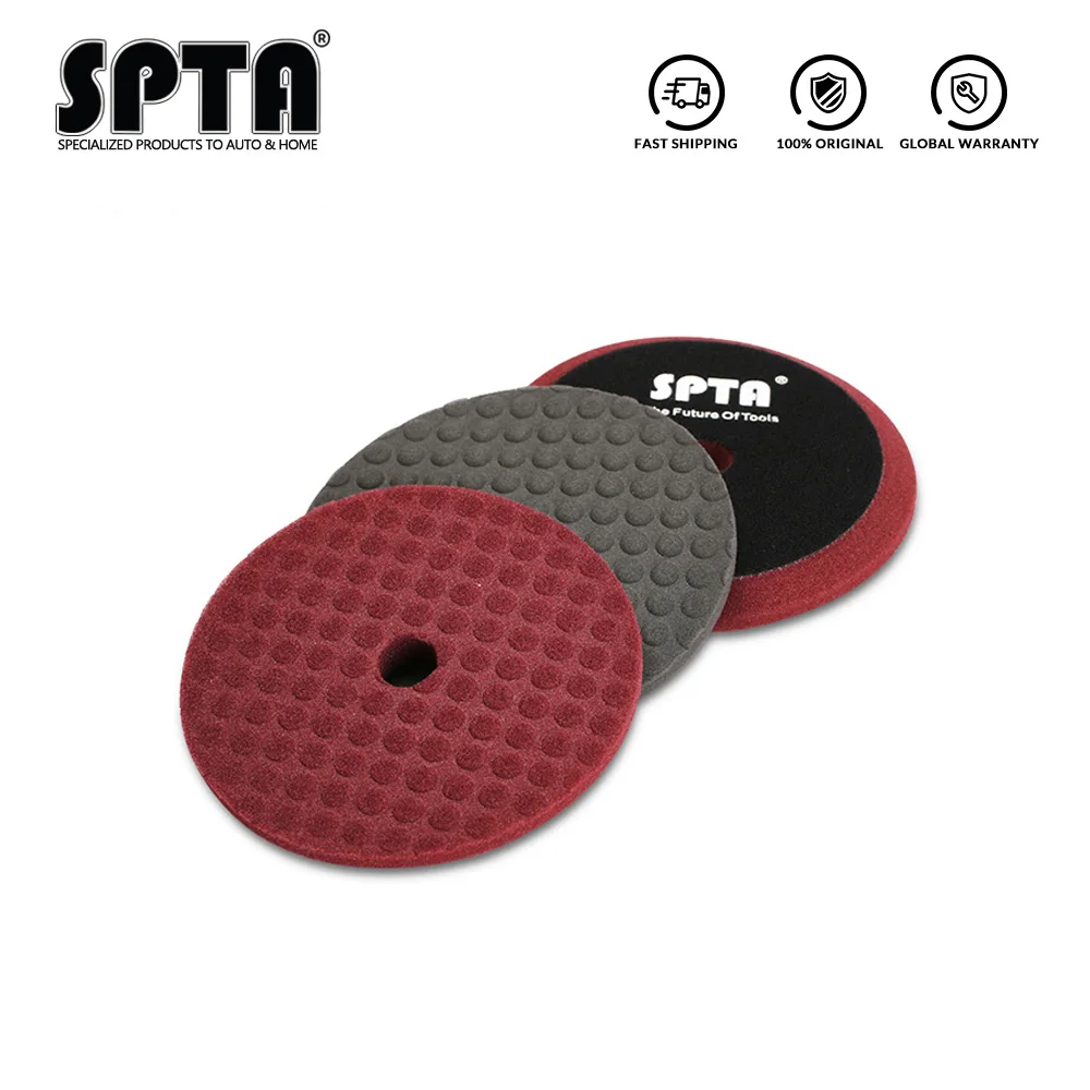 SPTA 6 дюймовый Т образный полировальный диск для 5 дюймового полировщика Сменная