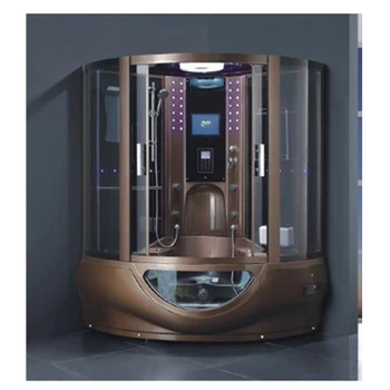 

Modern Enclosed Massage Bathroom Steam Shower Room with TV and Bathtub