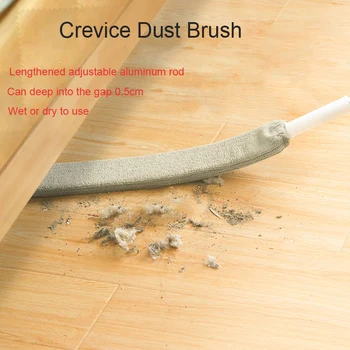 

Bedside Gap Dust Brush Telescopic Long Handle Mop Magic Microfibre Duster Household Bed Bottom Gap Clean Sweeping Fur Hair Dusty