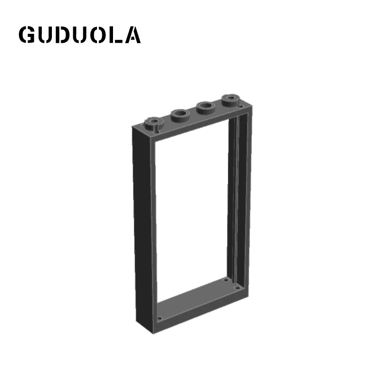 

Guduola Building Block Door Frame 1x4x6 (Double Sided) (30179) Frames Windows Walls MOC Build Educational Toys 10pcs/LOT