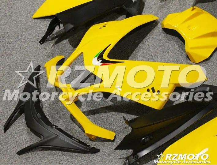 Инжектор Полный обтекатели набор для Aprilia RS4 50 125 2012-2013- ABS пластиковые мотоциклетные Обтекатели наборы хороший желтый