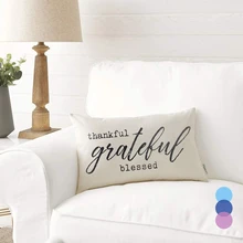 

Pillow Cover Farmhouse Sofa Throw Cushion Cover Decorative Pillow Case For Couch Bed Car 30x50cm Outdoor Family Funda Cojin