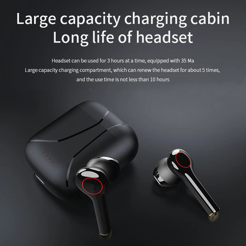 TWS Bluetooth 5 0 Earphones Oppselve Wireless Headphones Touch Control Sport Headset Earphone For Phone iPhone 7 X Xiaomi Huawei