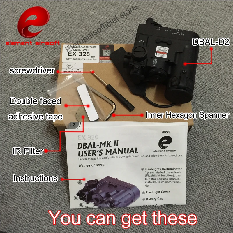 Element-Airsoft-Flashlight-Ir-Lamp-Laser-Arsoft-Led-Torch-DBAL-D2-lazer-Lantern-For-Hunting-Weapons (2)