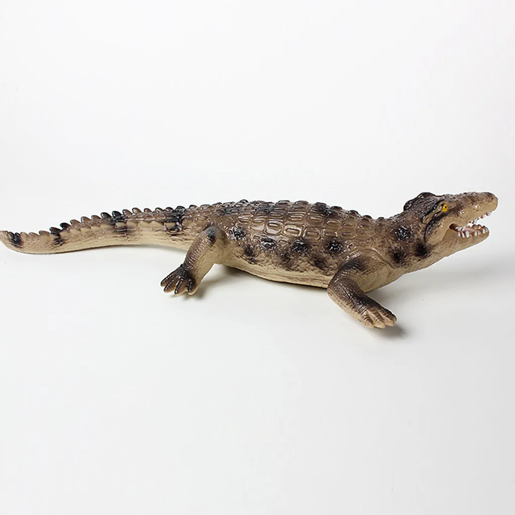 Игрушки Для Детей дикая природа Нил крокодил фигурка модель крокодила игрушка, детские подарки, статуэтка игрушка Детские Игрушки Для Детей