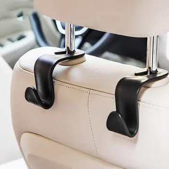 

Car Storage Bag Seat Back Hook Car Hidden Headrest Hanger Wallet Shopping Bag Car Supplies Storage Hanger Hook
