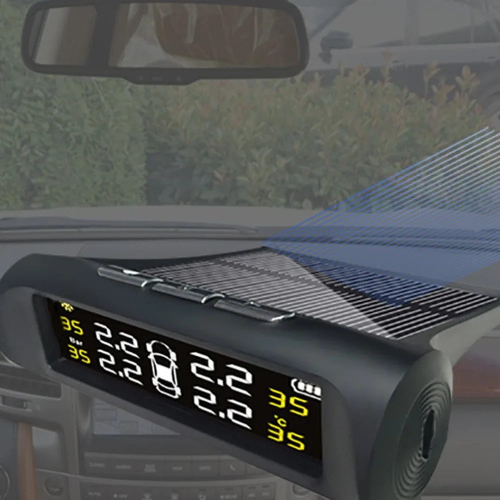 Солнечный Беспроводной шин Давление монитор TPMS шин Давление мониторинга Системы шин Давление Сенсор шин Давление монитор внешний