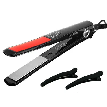 

Professional Hair Straightener Curler Hair Flat Iron Negative Ion Infrared Hair Straighting Led Display