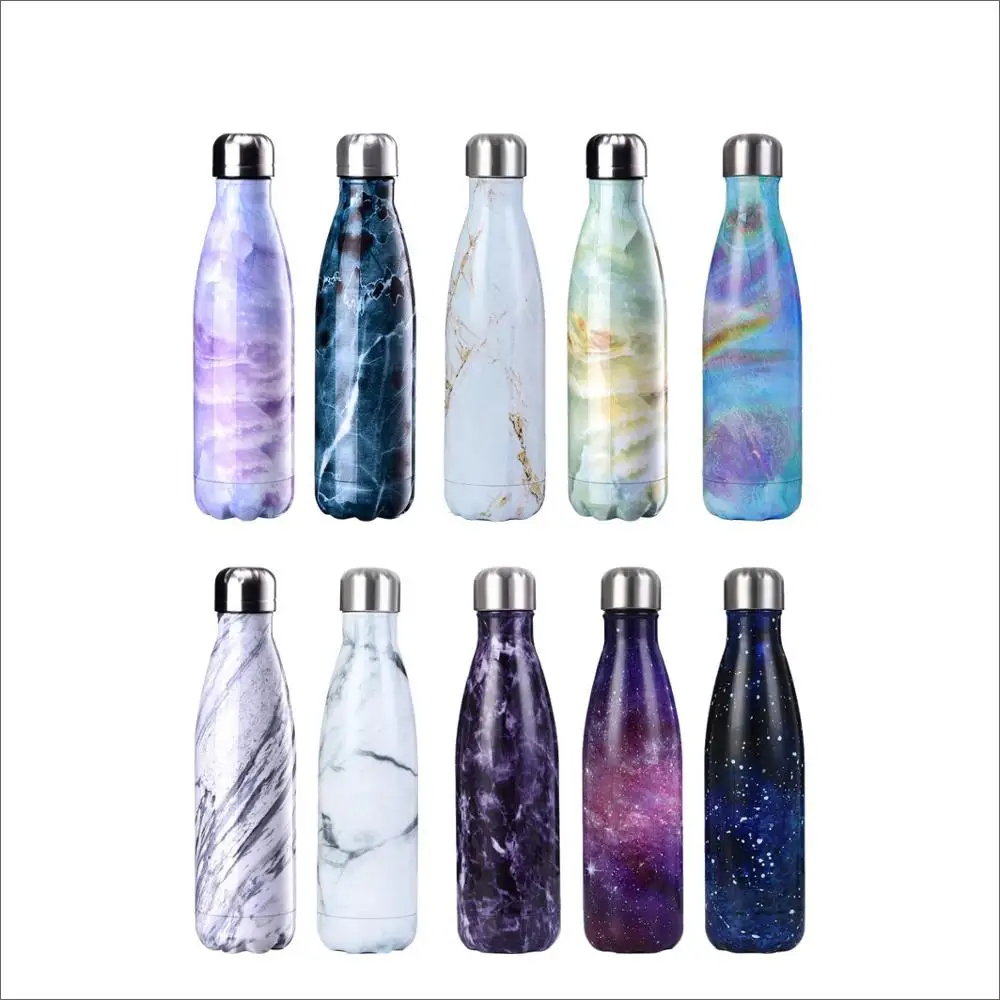 Custom Logo Double Wall Vacuum Insulated Bottles Rubber Coating