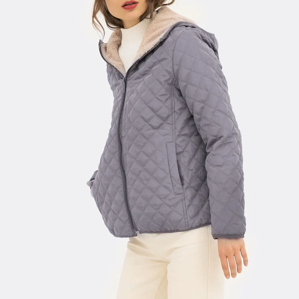 Повседневная женская зимняя куртка с меховым капюшоном, джемпер, парка, верхняя одежда, теплое Женское пальто, флисовая осенняя одежда, тонкие плотные пальто