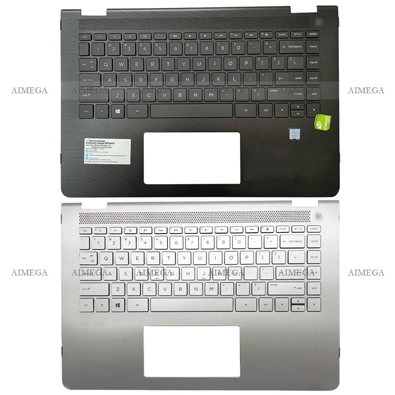 

Laptop Palmrest Upper Case US Backlit Keyboard For HP Pavilion X360 14M 14-BA 100TX 048TX 114DX 015DX 924117-001 924115-001