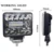 2ШТ 12V 54W Wrok Light led bar LED lightbar 3030 LED 18SMD для грузовика трактора внедорожника 4x4 Автомобиля Светодиодные Фары Освещение Пятно работы бар