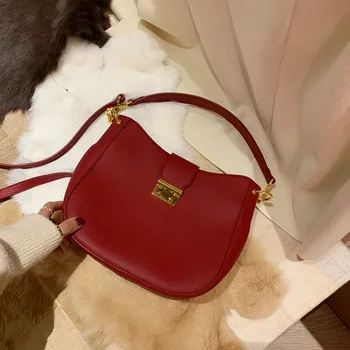 

iVog New Arrival Everyday Big Messenger Shoulder Handbag Ladies Red Clutch Fashion Hand Bags for Women 2020