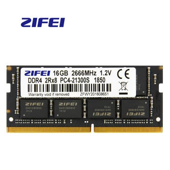 شراءZiFei Ram DDR4 16GB 2133MHz 2400MHz 2666MHz 260Pin SO-DIMM وحدة دفتر الذاكرة لأجهزة الكمبيوتر المحمول