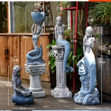 Ngryise 1 шт. набор Русалка садовое украшение статуэтка для сада