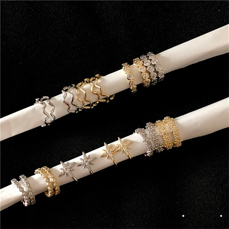 

1PC No Piercing Brightly Zircon Hoop Earrings Ear Buckle Women Simple Chic Gold Silver Color Star Round Earrings Jewelry E348