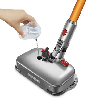 

Electric Wet Dry Mopping Head with LED Light for Dyson V6 Replaceable Parts with Mop Head Mop Pads Water Cup
