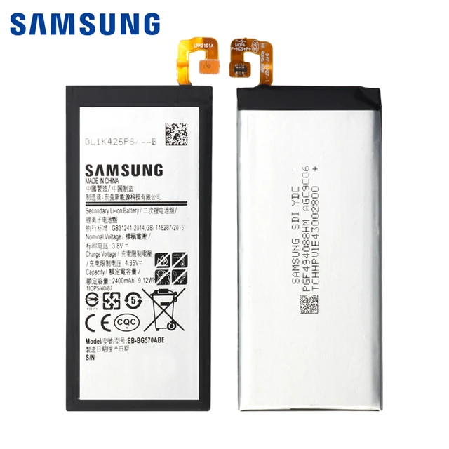 Original Samsung Galaxy On5 2016 Edition G5700 G5510 J5 Prime Phone Battery  EB-BG570ABE EB-BG57CABE 2400mAh Free Tools AKKU - AliExpress