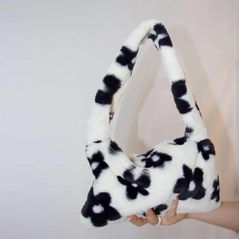 fluffy messenger bag