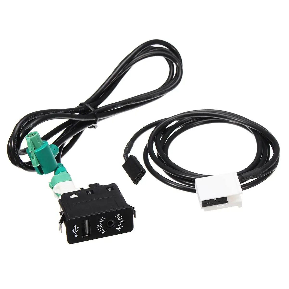 Для BMW E60 E61 E63 E64 E87 E90 E70 F25 для Phantom автомобиля AUX USB розетка переключатель+ AUX USB кабель адаптер Звуковая проводка провода