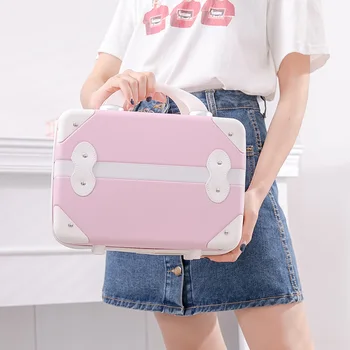 

Women's Travel Luggage Bag Anti-collision ABS Business Clothes Beauty Packing Portable Weekend Fashion Electronic Storage Cubes