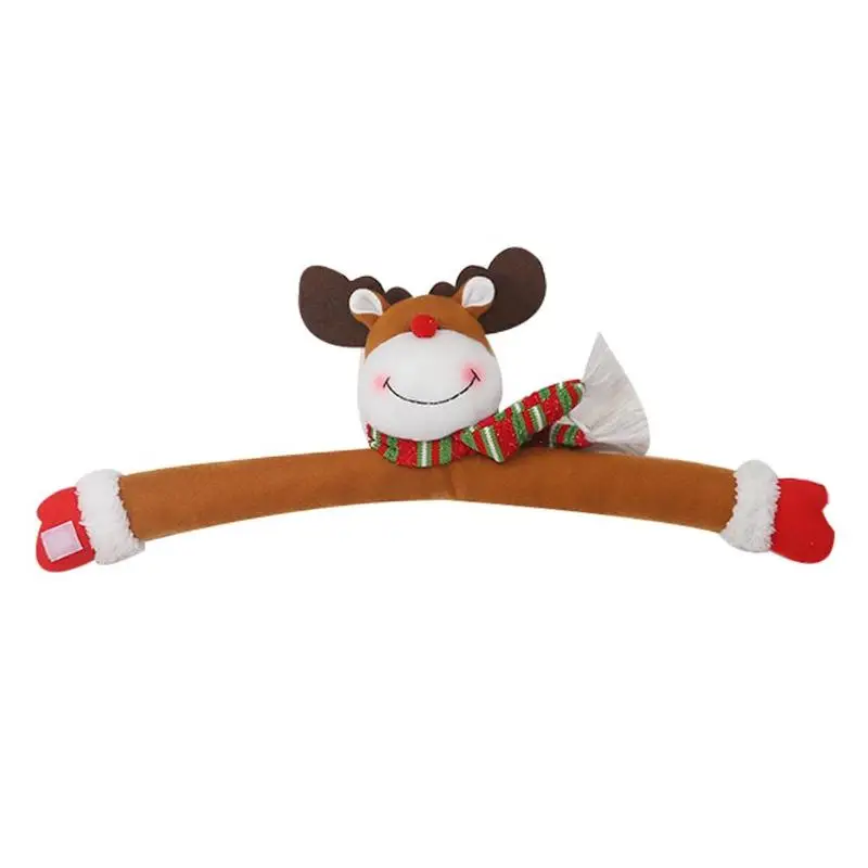 Cute Santa Clause Window Curtain Buckle Christmas Decoration for Home New Year Party Snowman Elk Curtain Tiebacks Dropshipping - Цвет: Deer