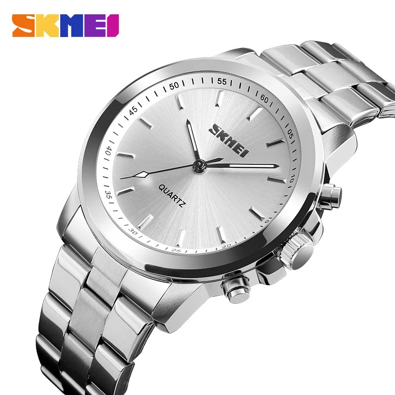 

Skmei Creative-Smart Quartz Watch Couples Step Count Application Remind Sleep Monitoring Ask for Help Couple Watch