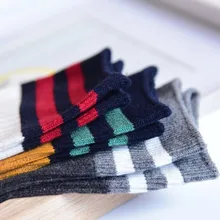 19 новогодних полосатых носков для родителей и детей; гольфы для малышей; носки для малышей; детские носки без пятки