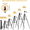 10in LED Selfie Ring Light Photography RingLight Phone Stand Holder Tripod Tiktok Circle Fill Light Dimmable Lamp Trepied Makeup ► Photo 3/6