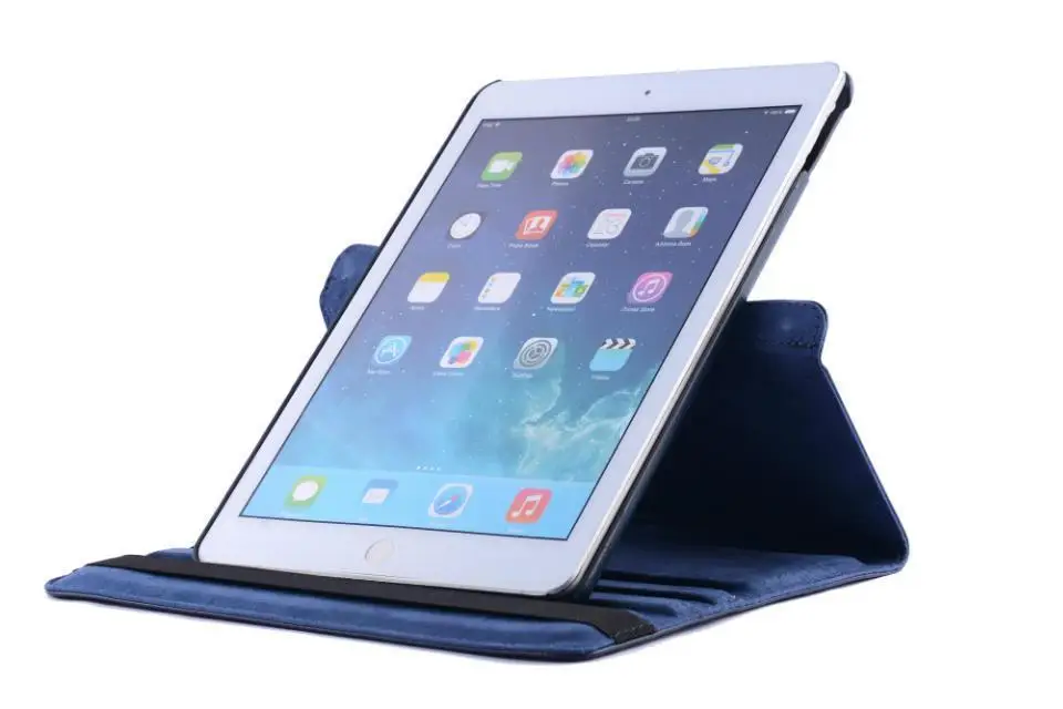 Для ipad Air 2 кожаный чехол 360 градусов флип кожаный чехол для apple ipad air2 умный чехол для ipad 6 чехол для планшета