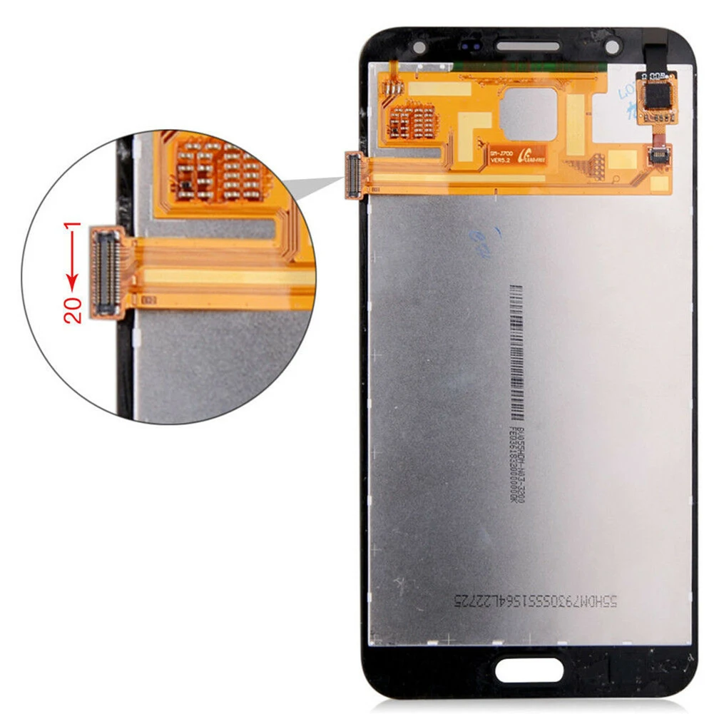 ЖК-дисплей сенсорный экран дигитайзер для Sam-sung Galaxy J7 J700F/M/H/D-S