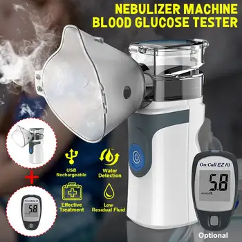 

Mini Handheld Nebuliser Steaming Tool Health Care Atomizer Portable Respirator Humidifier Adult Kid Inhaler Nebulizer