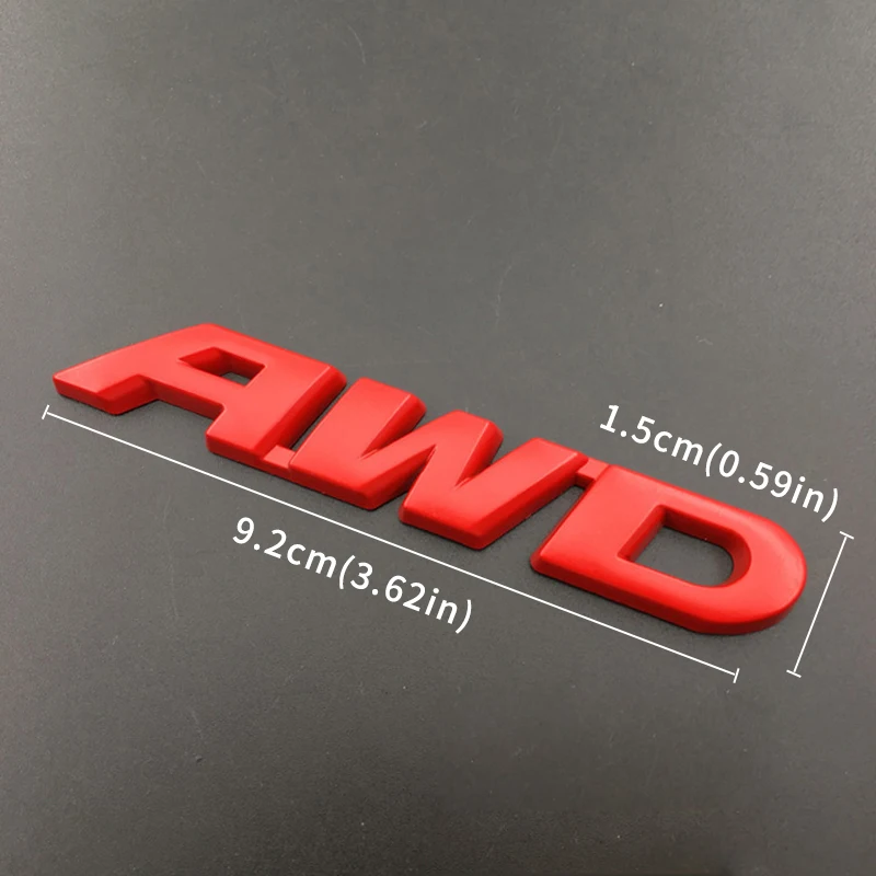Автомобильный-Стайлинг 3D металлический значок наклейки для AWD логотип авто эмблема наклейки украшения для Ferrari Volvo Mazda Lexus Subaru Renault Audi