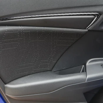 

Hot Fit for Honda Fit/Jazz 2014-2018 Car Inner Doorframe Stickers Vehicle Armrest Trim Premium Carbon Fiber Material